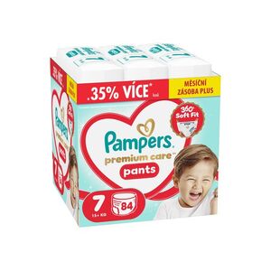 Pampers Premium Care Pants vel. 7 15+ kg plenkové kalhotky 84 ks obraz