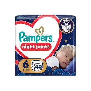 Pampers Night Pants vel. 6 13–19 kg dětské plenkové kalhotky 40 ks obraz