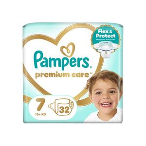 Pampers Premium Care vel. 7 15+ kg dětské pleny 32 ks obraz