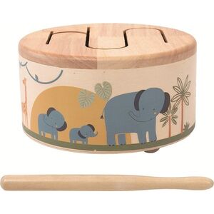 2Kids Toys Dřevěný bubínek Safari obraz