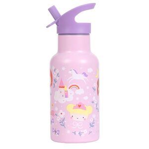 A Little Lovely Company nerezová láhev na pití, 350 ml - princezny obraz