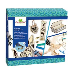 Sycomore Lovely box - Pyrografie - keltské ornamenty obraz
