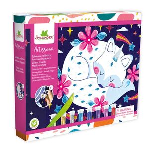 Sycomore Artissimo - barevné třpytky - kouzelná zvířata obraz