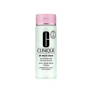 CLINIQUE All About Clean Liquid Facial Soap Extra Strength pleťové mýdlo 200 ml obraz
