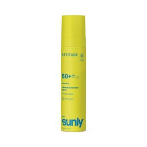 ATTITUDE Sunly Dětský minerální opalovací krém ve spreji SPF 50+ bez vůně 75 ml obraz