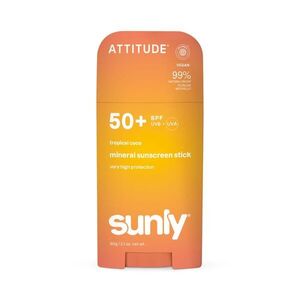 ATTITUDE Sunly Minerální opalovací krém SPF 50+ s vůní tropického kokosu 60 g obraz