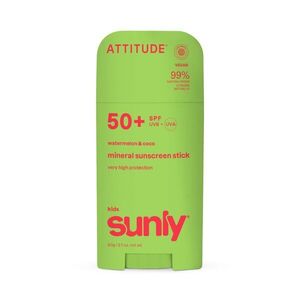 ATTITUDE Sunly Dětský minerální opalovací krém SPF 50+ s vůní melounu a kokosu 60 g obraz