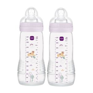 MAM Láhev Baby Bottle 330 ml 2 ks fialová obraz