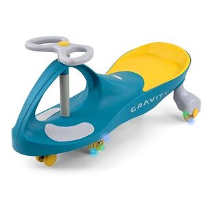 Milly Mally Gravitační vozítko GRAVITY se svítícími LED koly – zelené žluté obraz