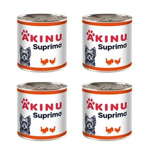Akinu SUPRIMO Mleté s krůtím konzerva pro psy 400 g MTP 4 ks obraz