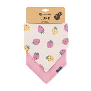 Petite&Mars Bryndák Luke Beige Strawberies&Dusty Rose 2 ks obraz