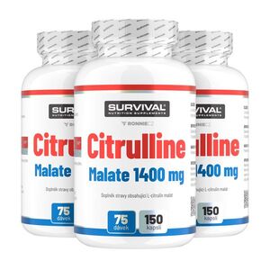 Survival Citrulline Malate 1400 mg AKCE 2+1 ZDARMA obraz