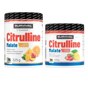 Survival Citrulline Malate AKCE 525 g Mango-Pomeranč + 210 g Jahoda-Citron ZDARMA obraz