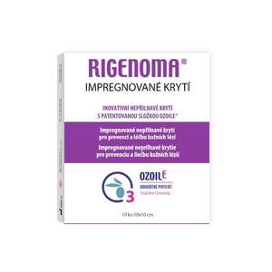 RIGENOMA impregnované nepřilnavé krytí s OZOILE 10 ks obraz