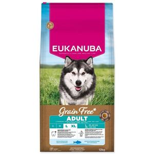 Eukanuba Krmivo Grain Free Adult Large rich in ocean fish 12kg obraz