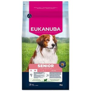 Eukanuba Krmivo Senior Small and Medium rich in lamb 3kg obraz