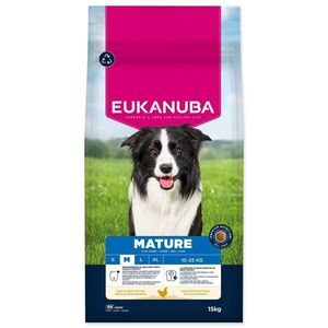 Eukanuba Krmivo Mature Medium rich in fresh chicken 15kg obraz