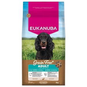 Eukanuba Krmivo Grain Free Adult all breeds rich in venison 3kg obraz