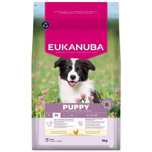 Eukanuba Krmivo Puppy Medium rich in fresh chicken 3kg obraz