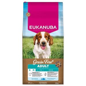 Eukanuba Krmivo Grain Free Adult Small & Medium rich in ocean fish 12kg obraz