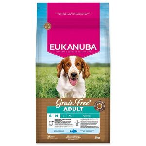 Eukanuba Krmivo Grain Free Adult Small & Medium rich in ocean fish 3kg obraz