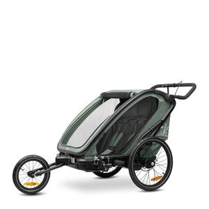 Hauck Bike N Walk Duo cyklovozík 3v1 dark green obraz