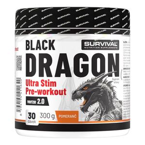 Survival Black Dragon Ultra Stim Pre-workout 300 g pomeranč obraz