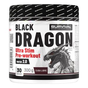 Survival Black Dragon Ultra Stim Pre-workout 300 g cuba libre obraz