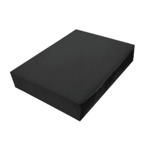EcoMatrace Jersey prostěradlo Exclusive černé 180x200 cm obraz