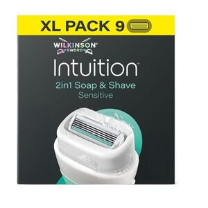 Wilkinson Intuition 2in1 Soap&Shave Sensitive náhradní hlavice 9 ks obraz