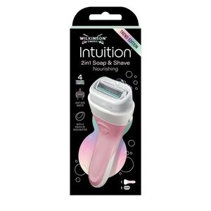 Wilkinson Intuition 2in1 Soap&Shave Nourishing dámský holicí strojek + hlavice obraz