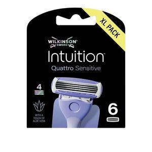 Wilkinson Intuition Quattro Sensitive náhradní hlavice 6 ks obraz