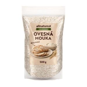 Allnature Ovesná mouka celozrnná bezlepková 500 g obraz