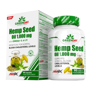 Amix Nutrition Hemp Seed Oil 1.000mg - 60 kapslí obraz
