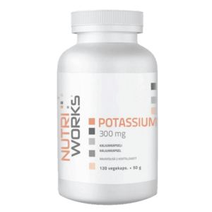 NutriWorks Potassium 300mg - 120 kapslí obraz