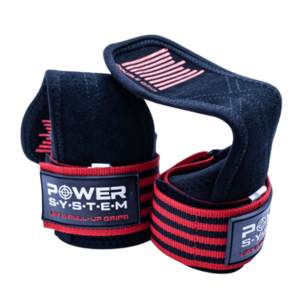 Power System Posilovací gripy Lift&Pull-Up Grips 3380 - červené obraz