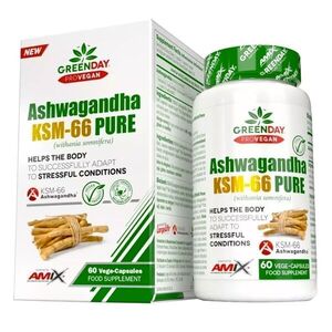 Amix Nutrition ProVegan Ashwagandha KSM-66 Pure - 60 kapslí obraz