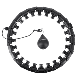 HMS Masážní hula hoop obruč se závažím HHW01 - černá obraz