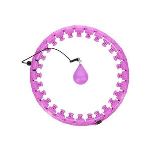 HMS Masážní hula hoop obruč se závažím Plus Size HHW12 - fialová obraz