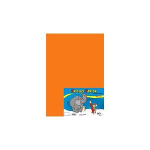 STEPA Kreslící karton A3, 180 g/m2, oranžový, 50 listů 185 obraz
