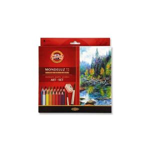 KOH-I-NOOR MONDELUZ 3714/72 - akvarelové pastelky - 72 ks obraz