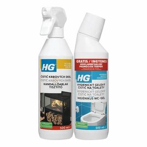 HG Čistič krbových skel + WC gel 2x500 ml obraz