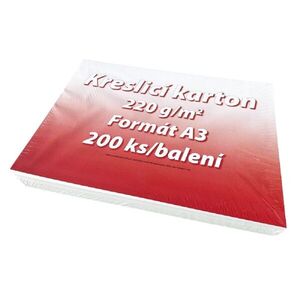 Vikpap Kreslící karton A3, 220 g/m2, 200 listů obraz