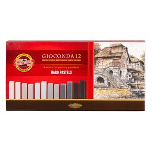 KOH-I-NOOR GIOCONDA 8122/12 - olejové křídy šedá řada - 12 ks obraz