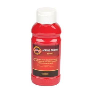 KOH-I-NOOR 1627/0310 - akrylová barva 500 ml, tmavě červená obraz