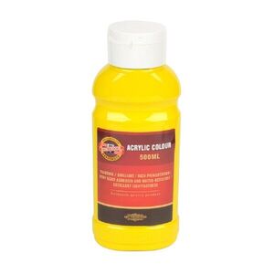 KOH-I-NOOR 1627/0205 - akrylová barva 500 ml, žluť primární obraz