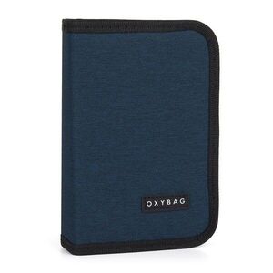 Oxybag UNICOLOR - jednopatrový penál Blue, 2 chlopně obraz