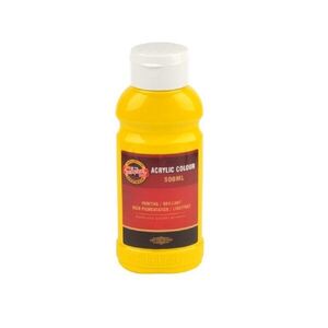 KOH-I-NOOR 1627/0210 - akrylová barva 500 ml, žluť tmavá obraz
