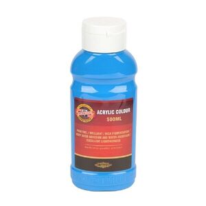 KOH-I-NOOR 1627/0400 - akrylová barva 500 ml, modř světlá obraz