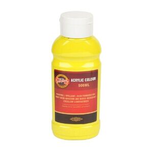 KOH-I-NOOR 1627/0200 - akrylová barva 500 ml, žluť citronová obraz